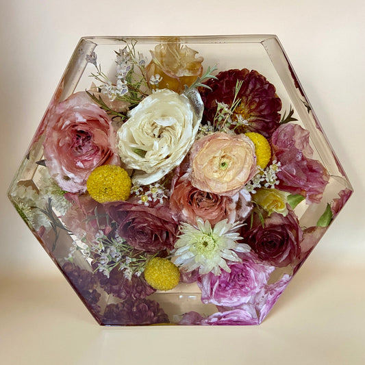 9" Hexagon Block